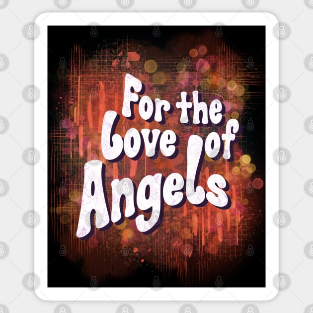 For The Love Of Angels Sticker by Quirky And Funny Animals